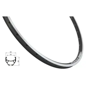 Обод 26" Force Classic 19mm, silver 26" 36H silver 1