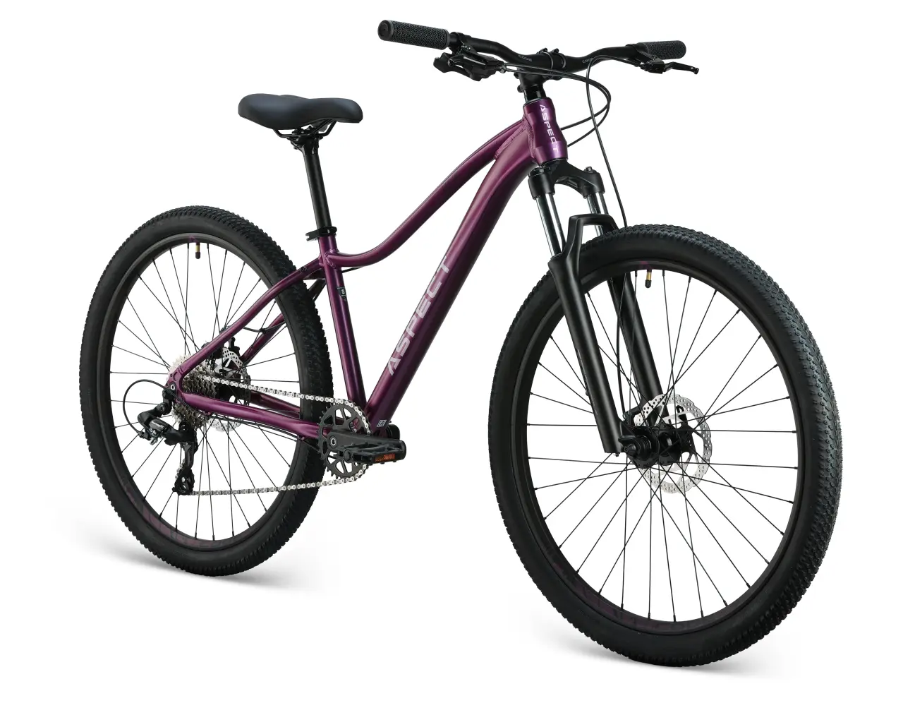 Велосипед Aspect ALMA 27,5" (2025) M (18") тёмно/фиолетовый 2