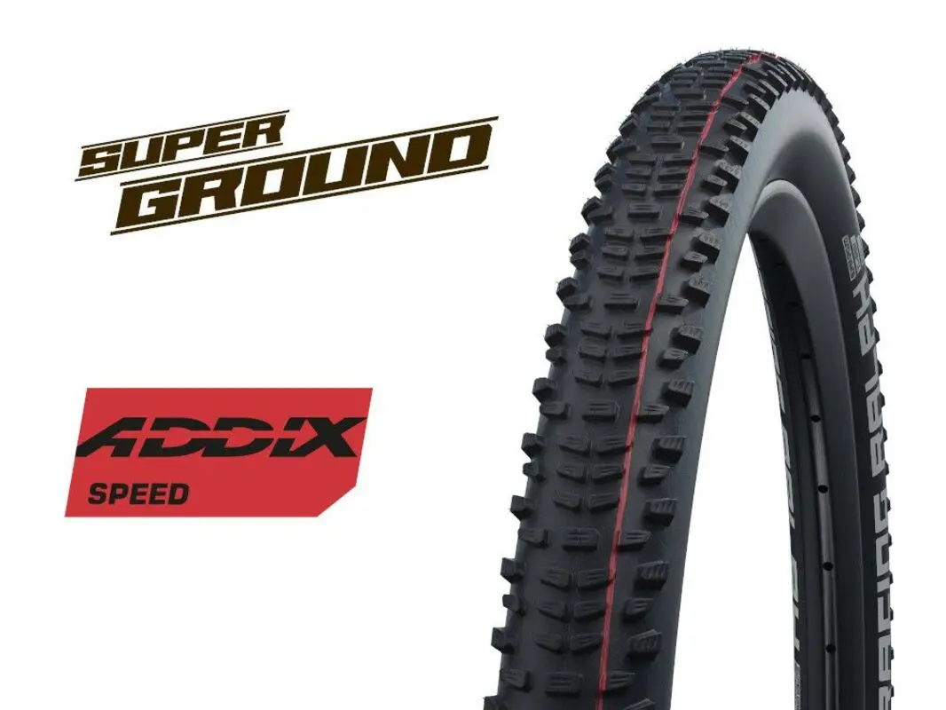 Покрышка Schwalbe, RACING RALPH Evo, 29x2.35 (60-622), Super Ground, TLE, Black, складная 1