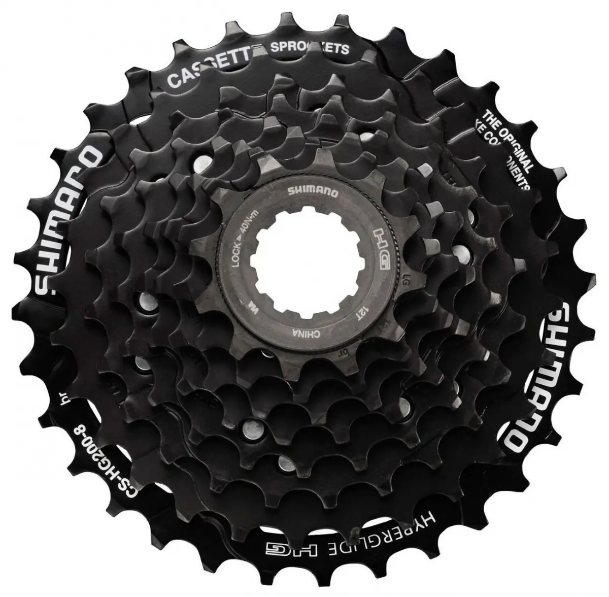 Кассета 8 зв. Shimano CS-HG200-8 12-32T black 1