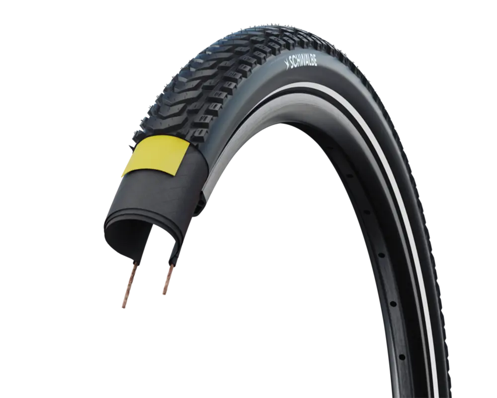 Покрышка Schwalbe, MARATHON MONDIAL, 28x1.40 (37-622), RaceGuard, 580гр, Black-Reflex 4
