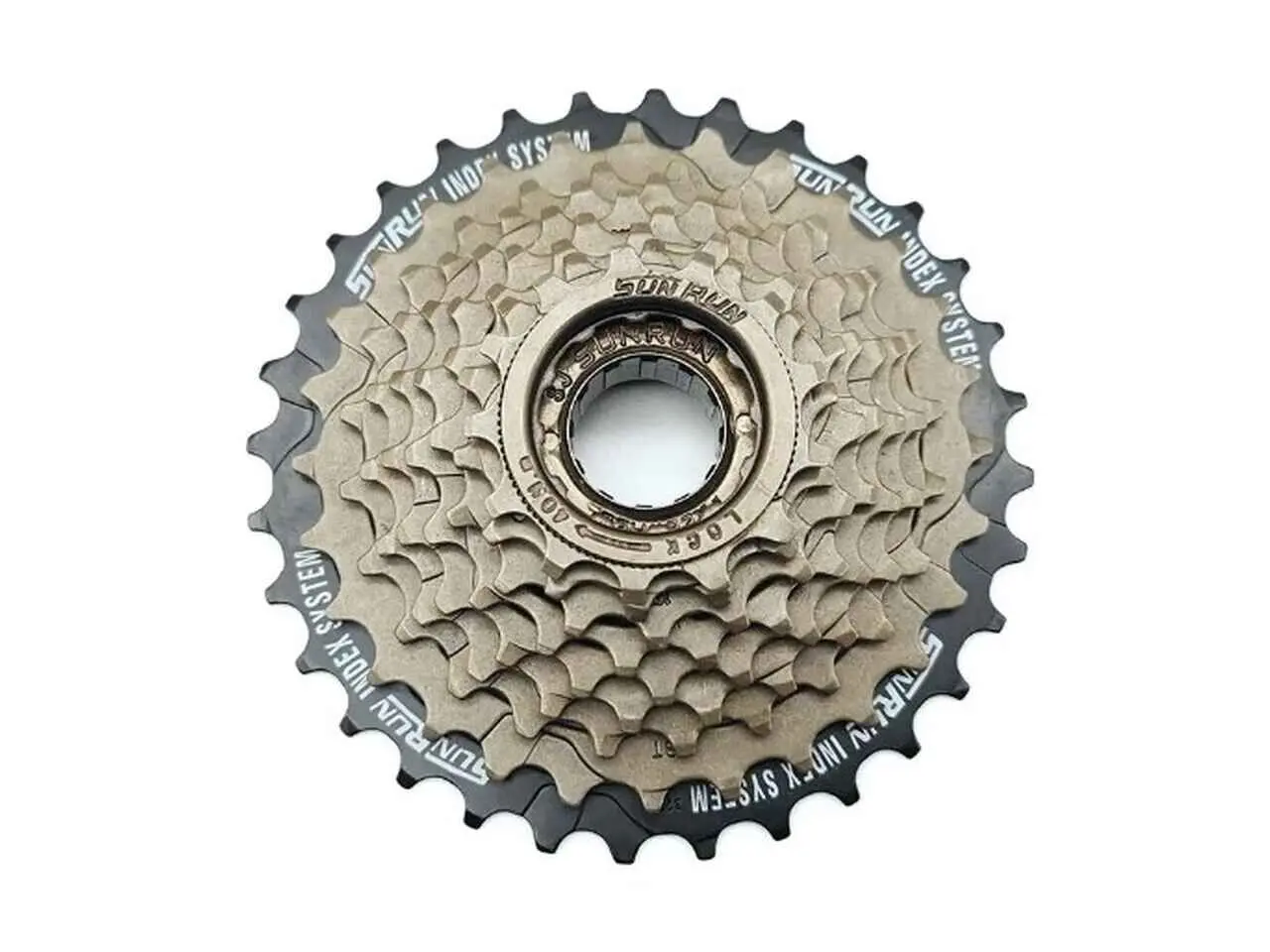 Трещотка SunRun FW-M932,9ск., 13-32T, коричневый/чёрный 1
