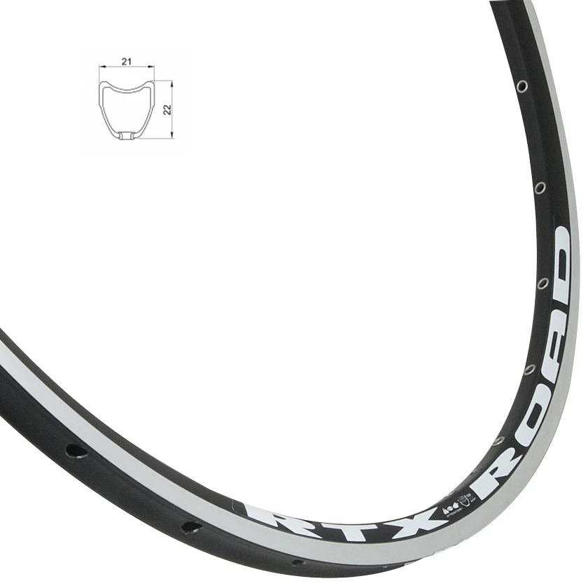 Обод 28" Remerx Rtx Road Tubulars 28" 28H black 1