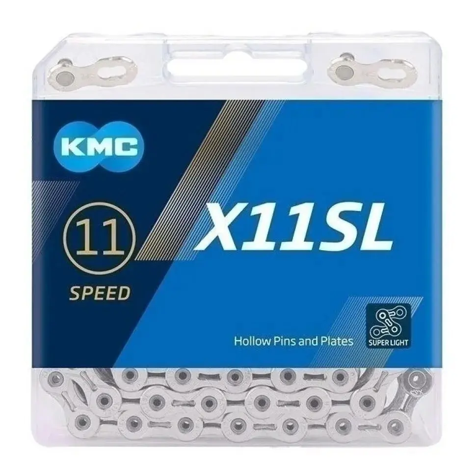 Цепь KMC X11SL (118 зв., серебристый) 1