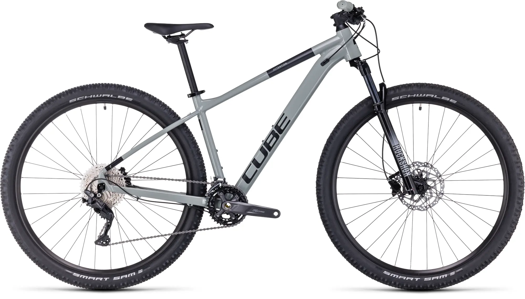 Велосипед Cube Attention 29" 2024 (серо/чёрн) 20" 7