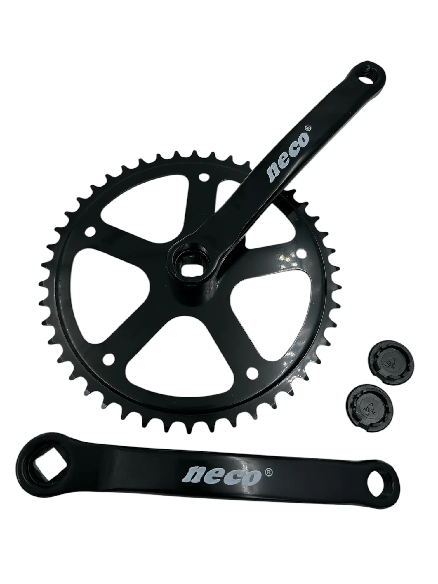 Шатуны NECO NSS-1001 46T, сталь, 170мм, 1/2 * 1/8, чёрный 1