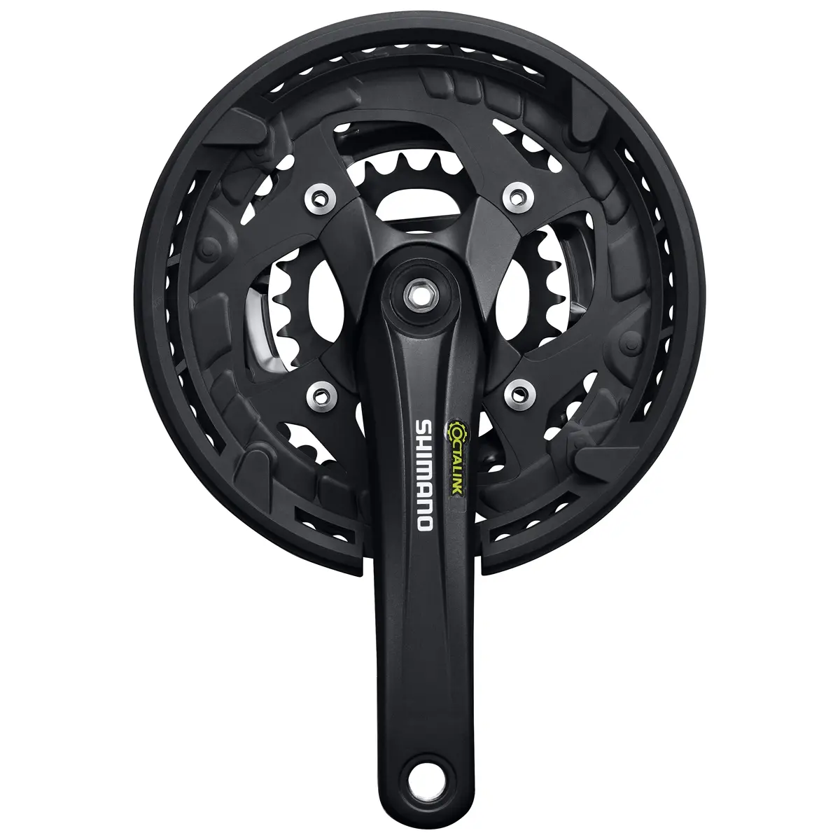 Система шатунов Shimano FC-T4010, Octalink (черный/175мм 44-32-22 с защитой) 1