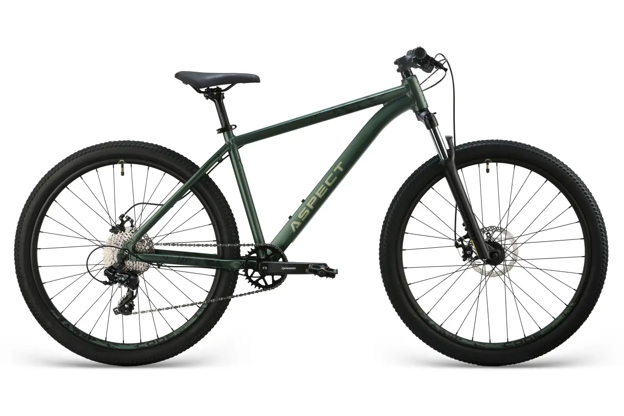 Велосипед Aspect RADIUM 27,5" (2025) M (18") зелёный 2