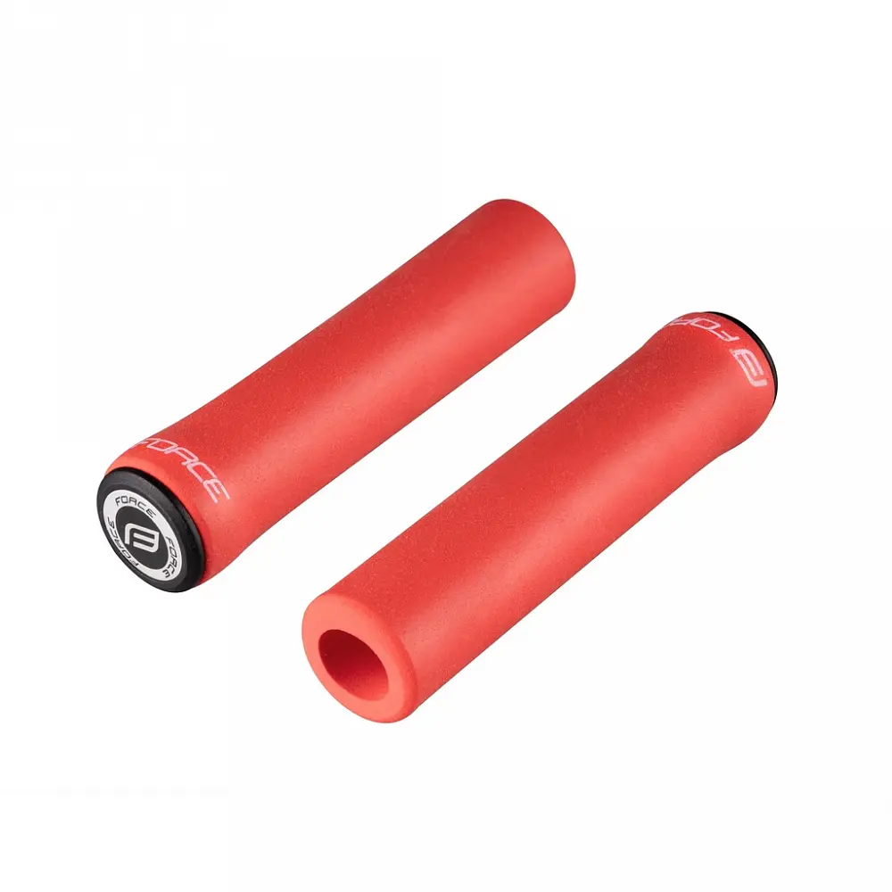 Грипсы Force Luck силиконовые, red 130mm red 1