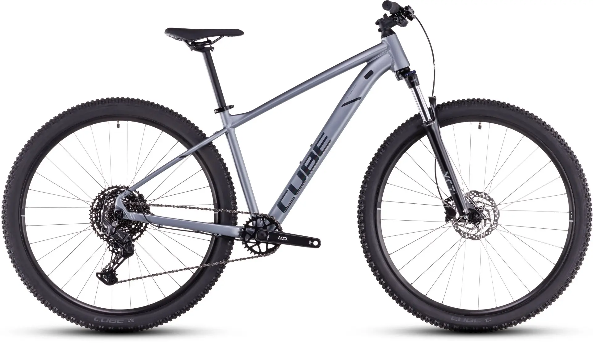 Велосипед Cube Aim Race 29" 2025 (св.серый/чёрн) 20" 7