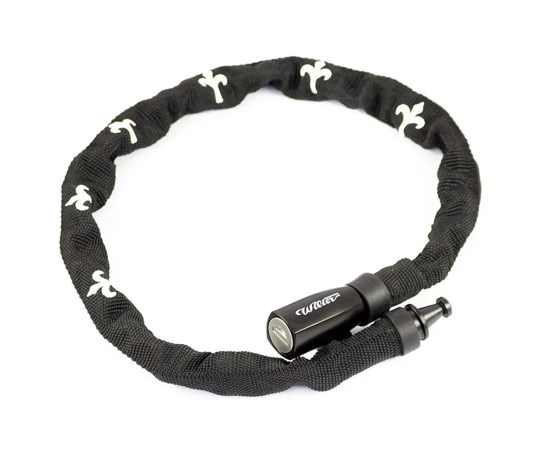 Замок Wilier, CHAIN, 600мм, цепной, с 2 ключами, черный 1