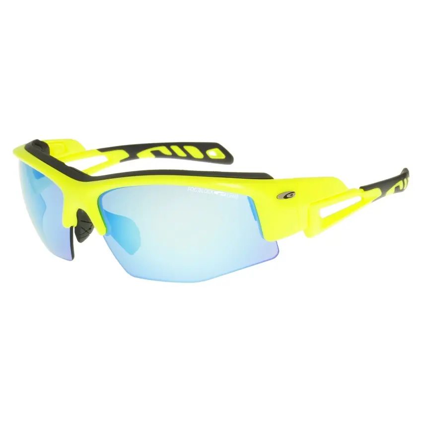 Очки-маска Goggle T672-3 (Линза: polychromatic white/blue) n/a matt neon yellow/gray 1