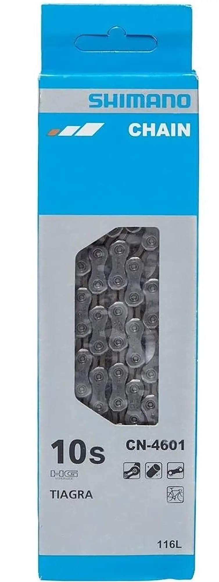 Цепь Shimano Tiagra, 4601, 10ск. 116 зв. амп,пин 1