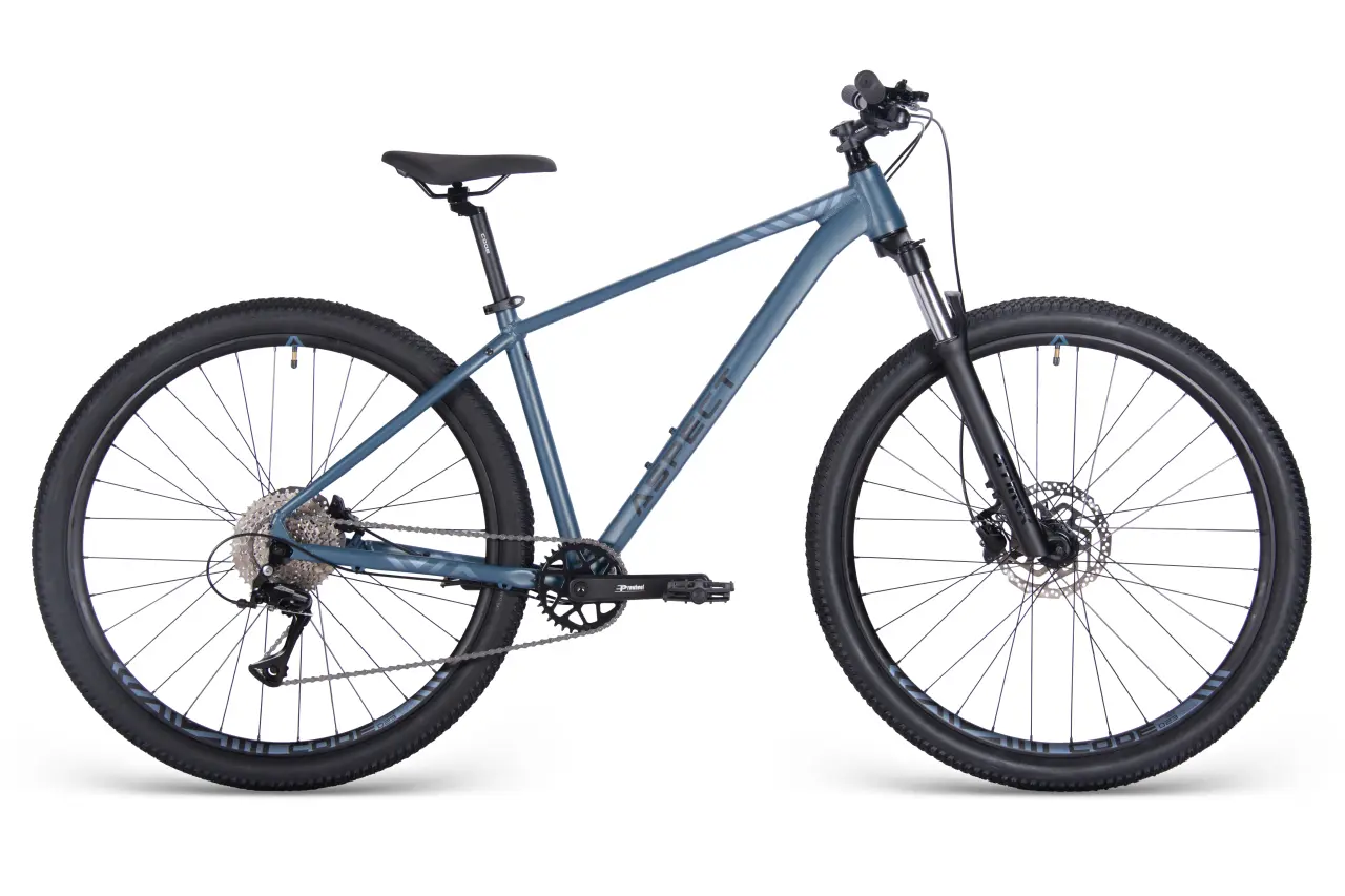 Велосипед ➤ ASPECT 29" NICKEL PRO XL серо-синий 10