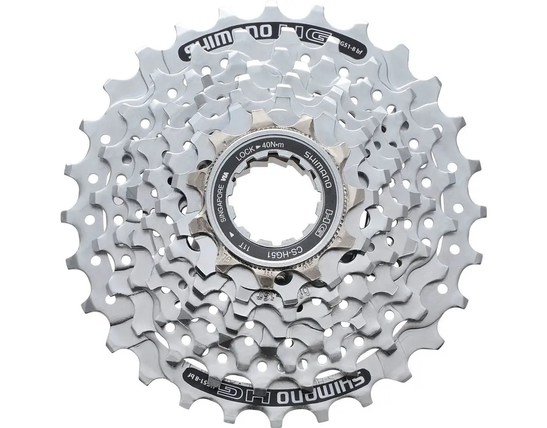 Кассета Shimano CS-HG51-8 (11-28, серебристый) 1