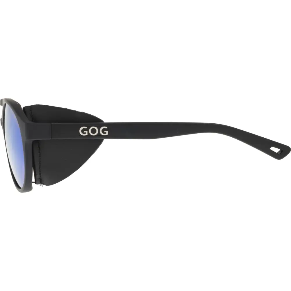 Очки GOG E410-2P Polarized (Линза: reflex white/blue) n/a matt black 3