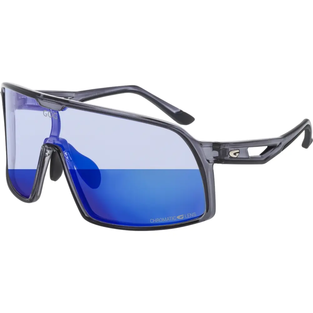 Очки GOG E500-3 Chromatic (Линза: reflex blue) n/a cristal grey/black 2