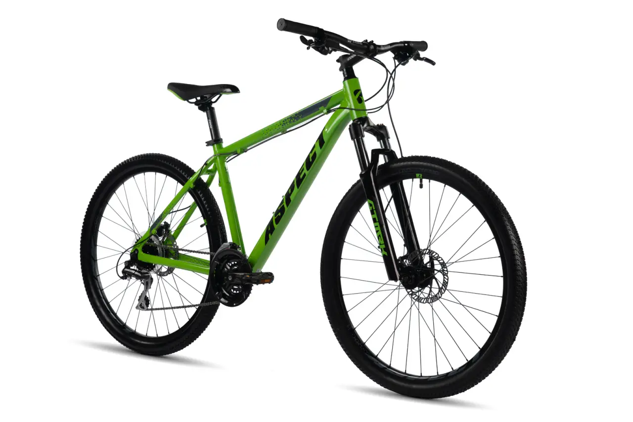 Велосипед Aspect NICKEL 27,5" 2022 (16" зелёный) 2