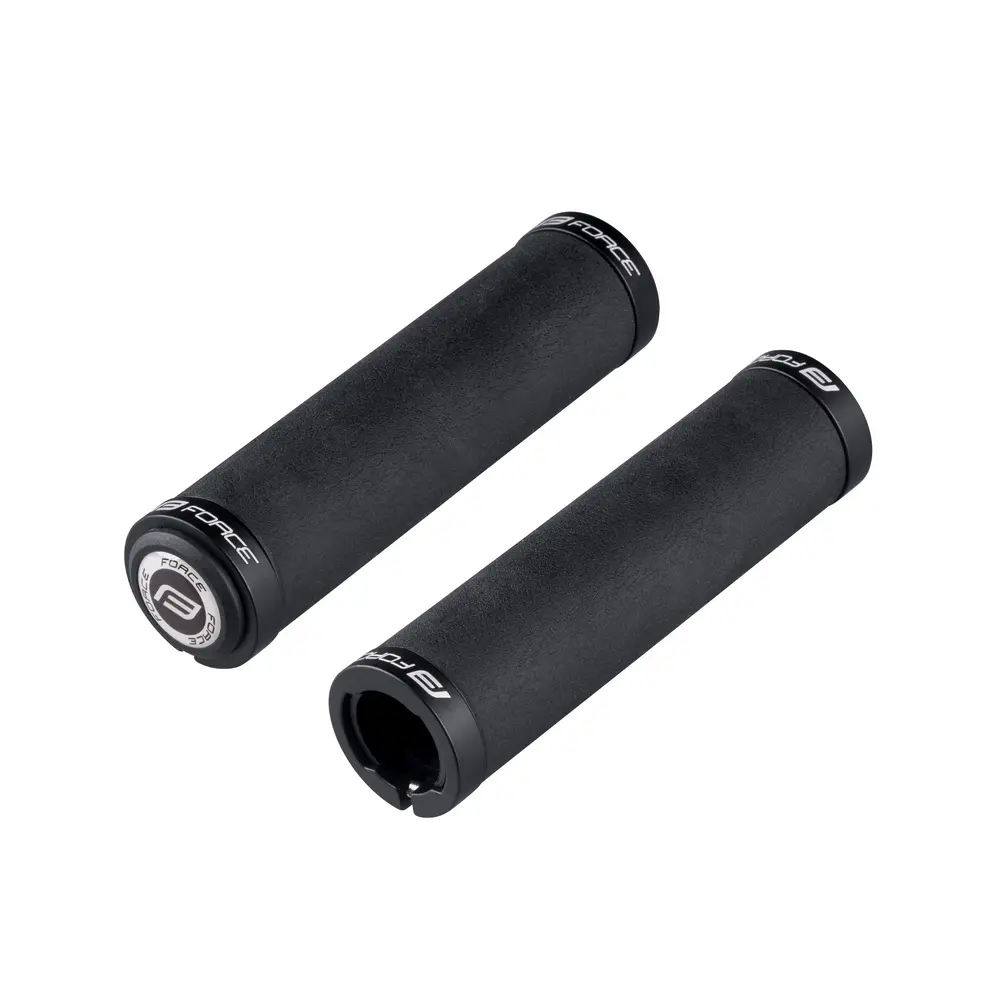Грипсы Force Bond TwoSideLock силиконовые, black 130mm black 1
