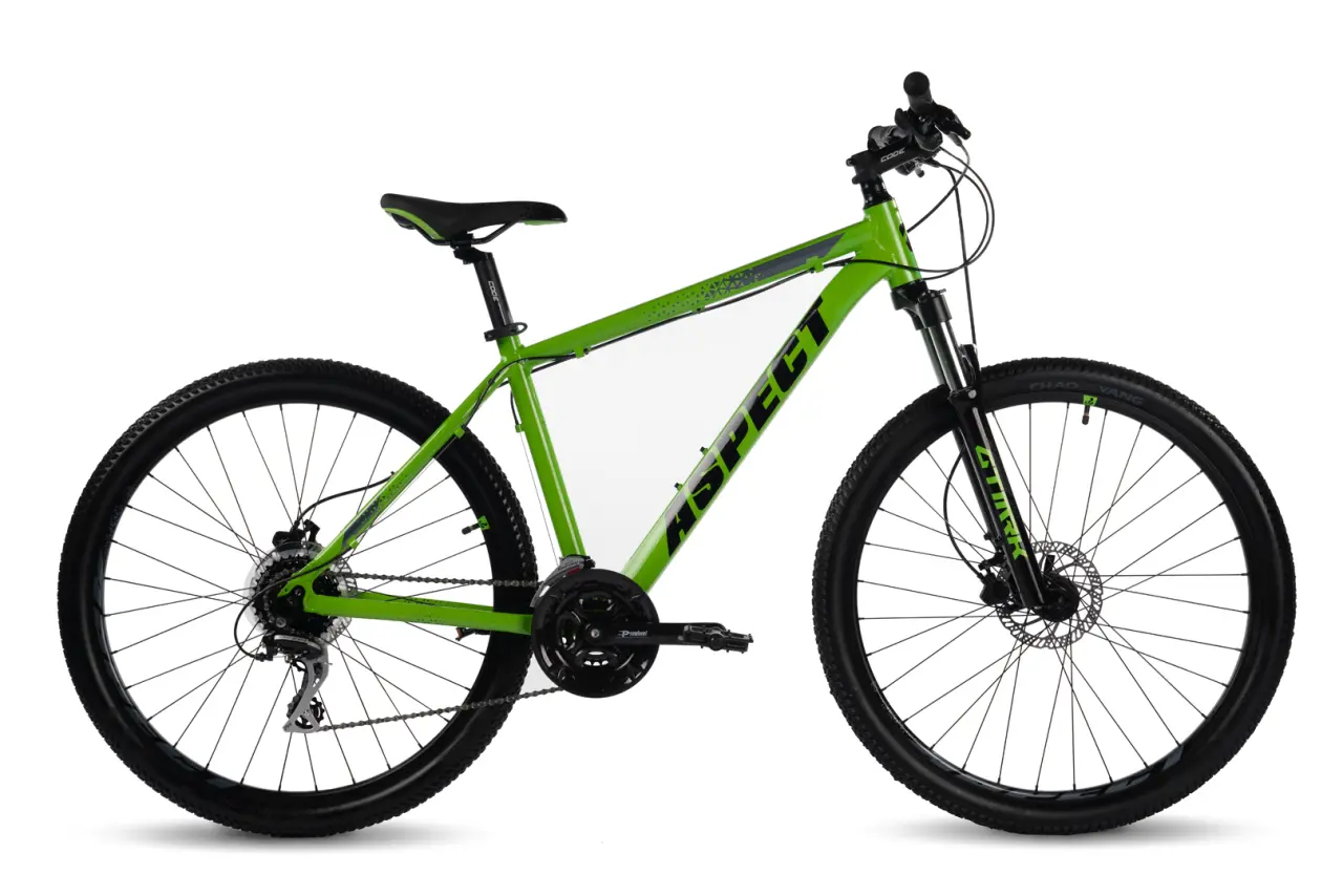 Велосипед Aspect NICKEL 27,5" 2022 (16" зелёный) 1