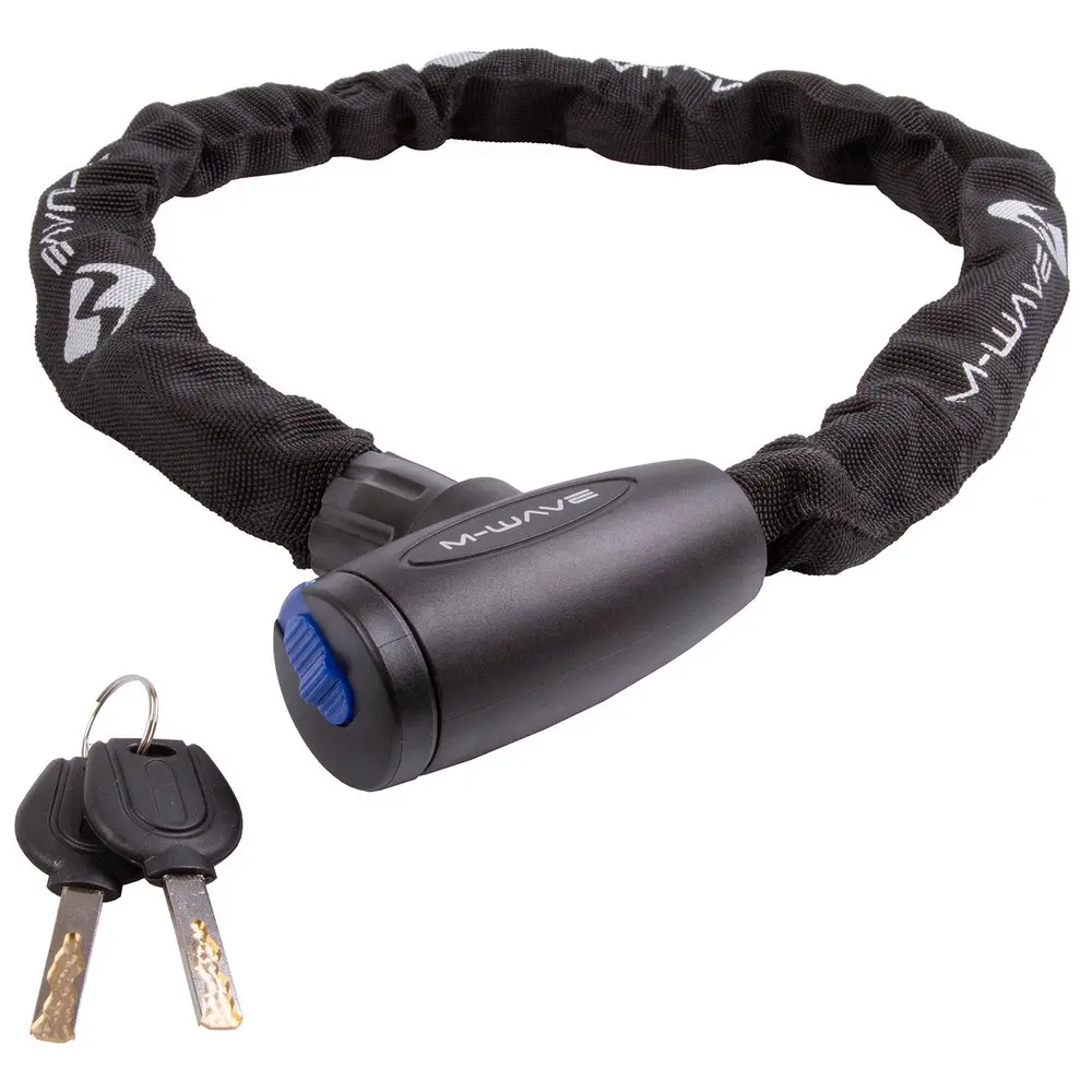 Велозамок с ключами цепной M-Wave C 6.8 в текстиле 6/850 black 1