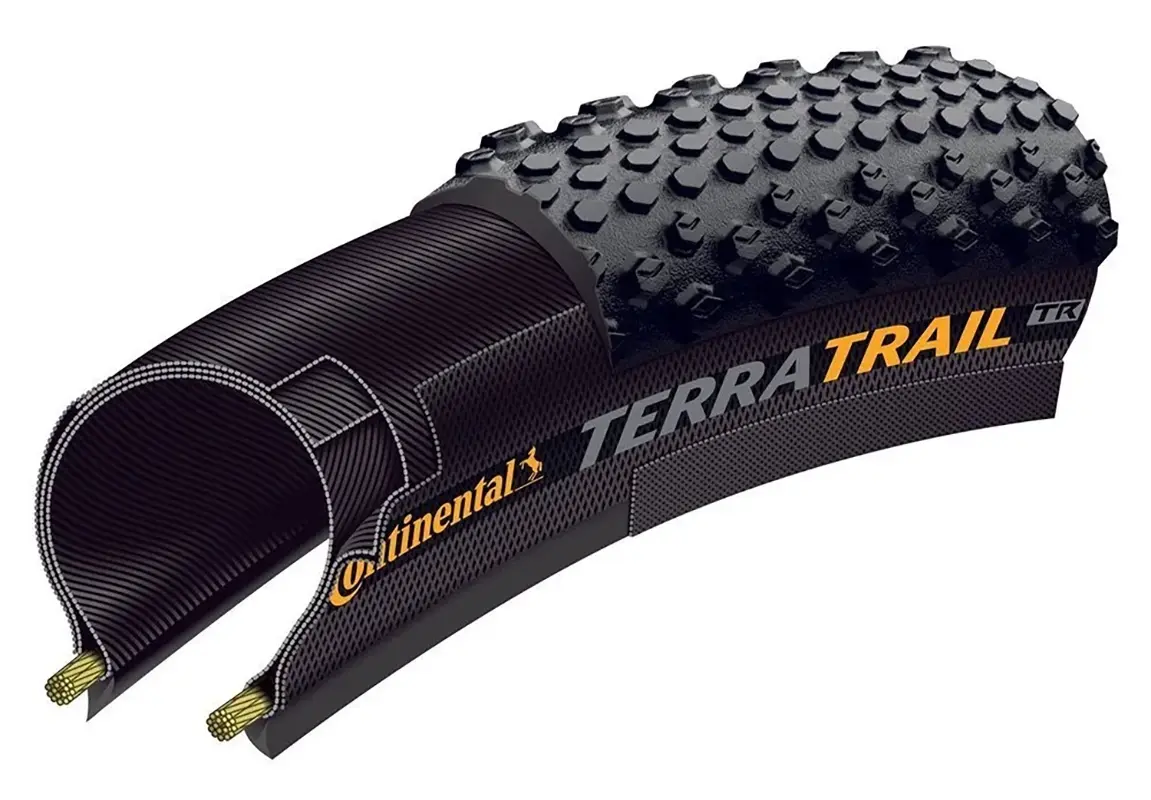 Покрышка Continental, 27.5x1.75 (47-584), Terra Trail ShieldWall, 480гр складная 2