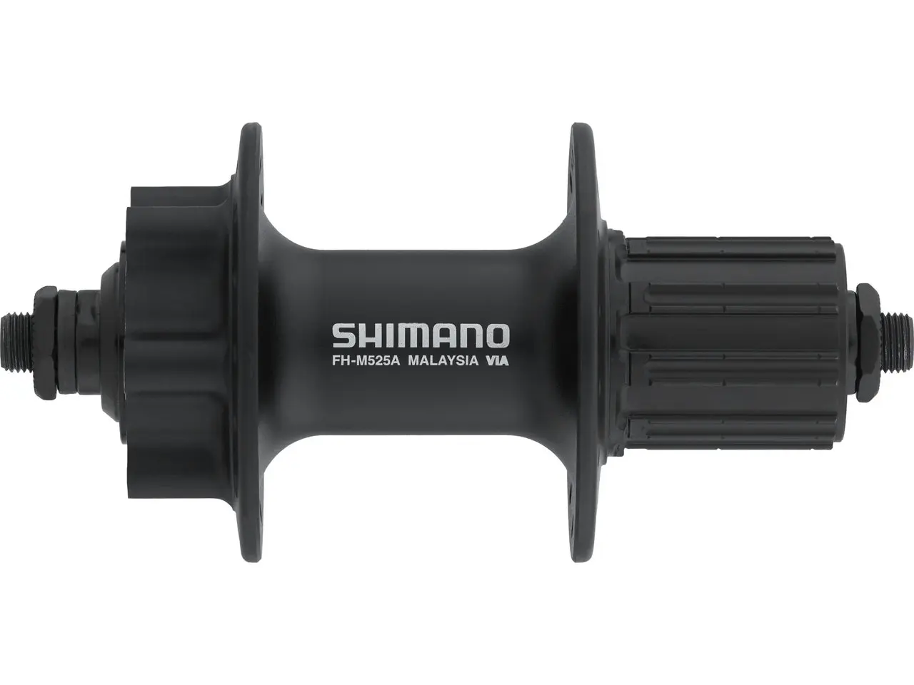 Втулка задн. Shimano Deore, M525A, 36 отв, 8/9ск, QR, 6-болт, черн. 1