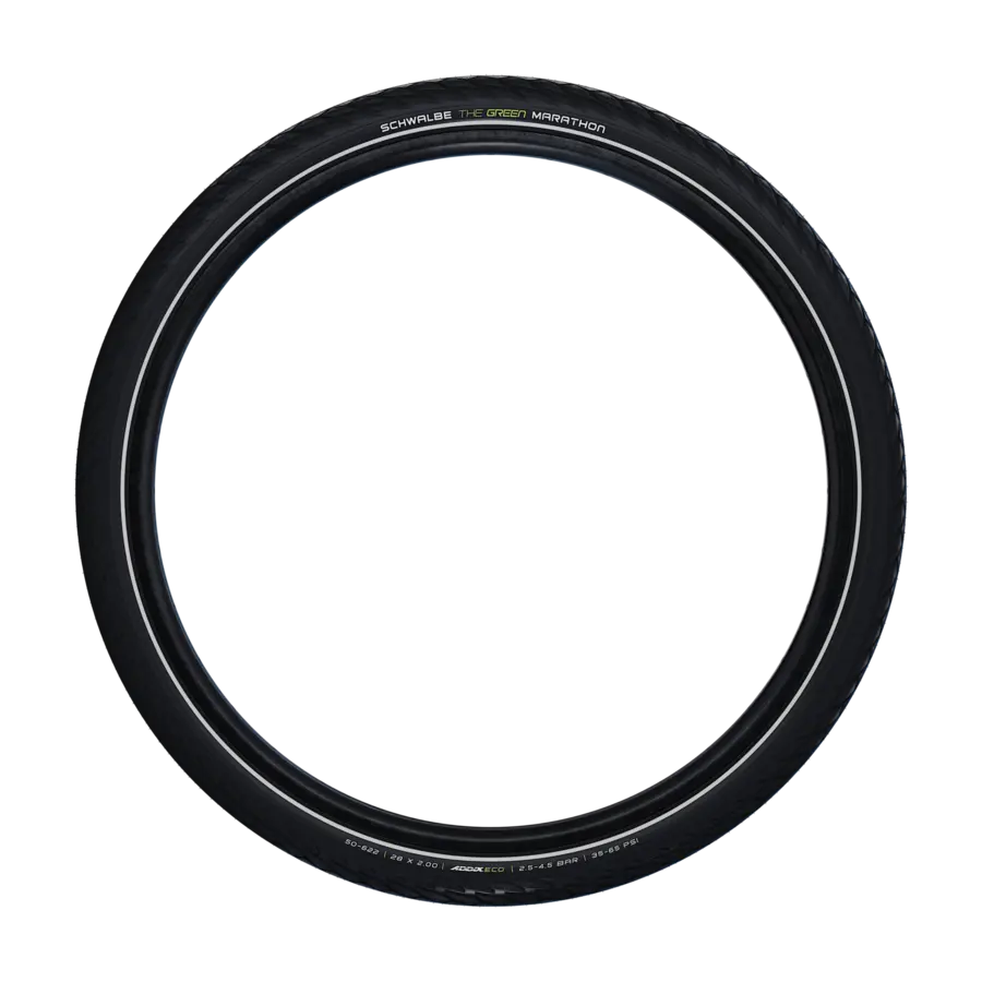Покрышка Schwalbe, MARATHON, 28x1.75 (47-622), GreenGuard, 985гр, Black-Reflex 1