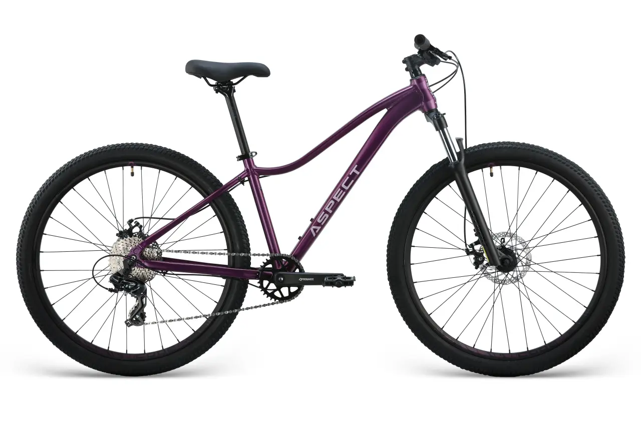 Велосипед Aspect ALMA 27,5" (2025) M (18") тёмно/фиолетовый 1