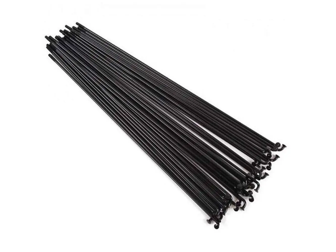 Спицы 14G x 254мм + головки 12мм (144 шт., чёрный) 1
