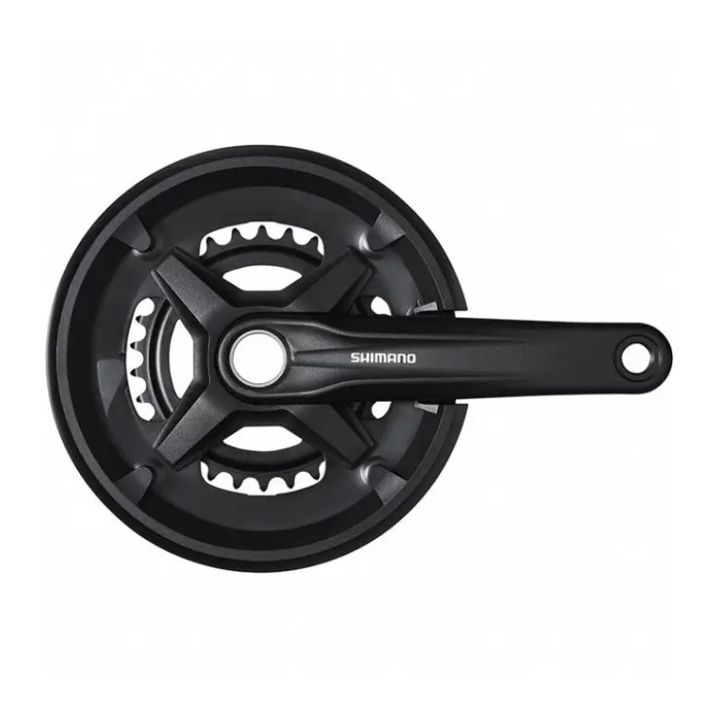 Система шатунов Shimano FC-MT210-B (черный/175мм 36-22 с защитой) 2