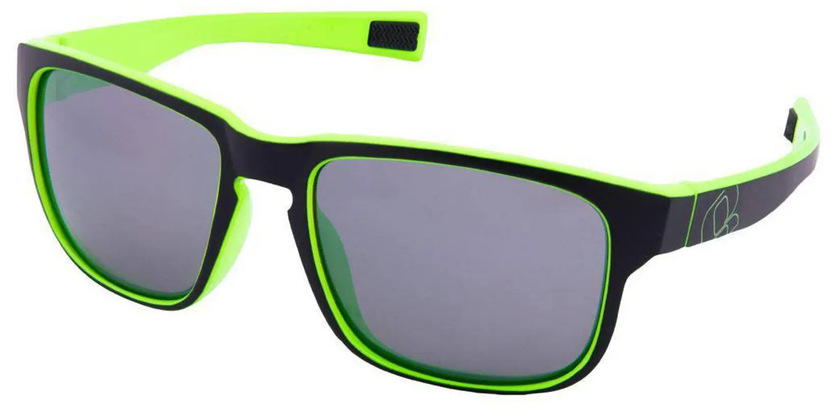 Очки солнцезащитные HQBC, TIMEOUT, Black/Reflex Green 1