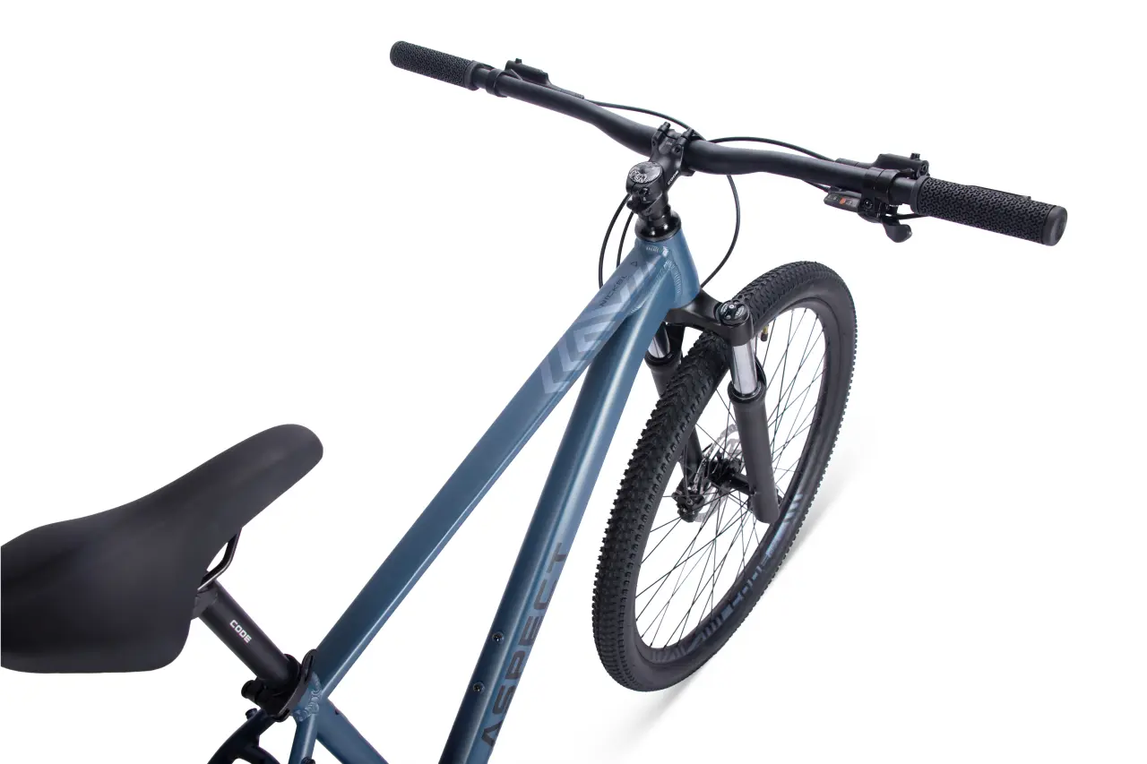 Велосипед ➤ ASPECT 29" NICKEL PRO XL серо-синий 7