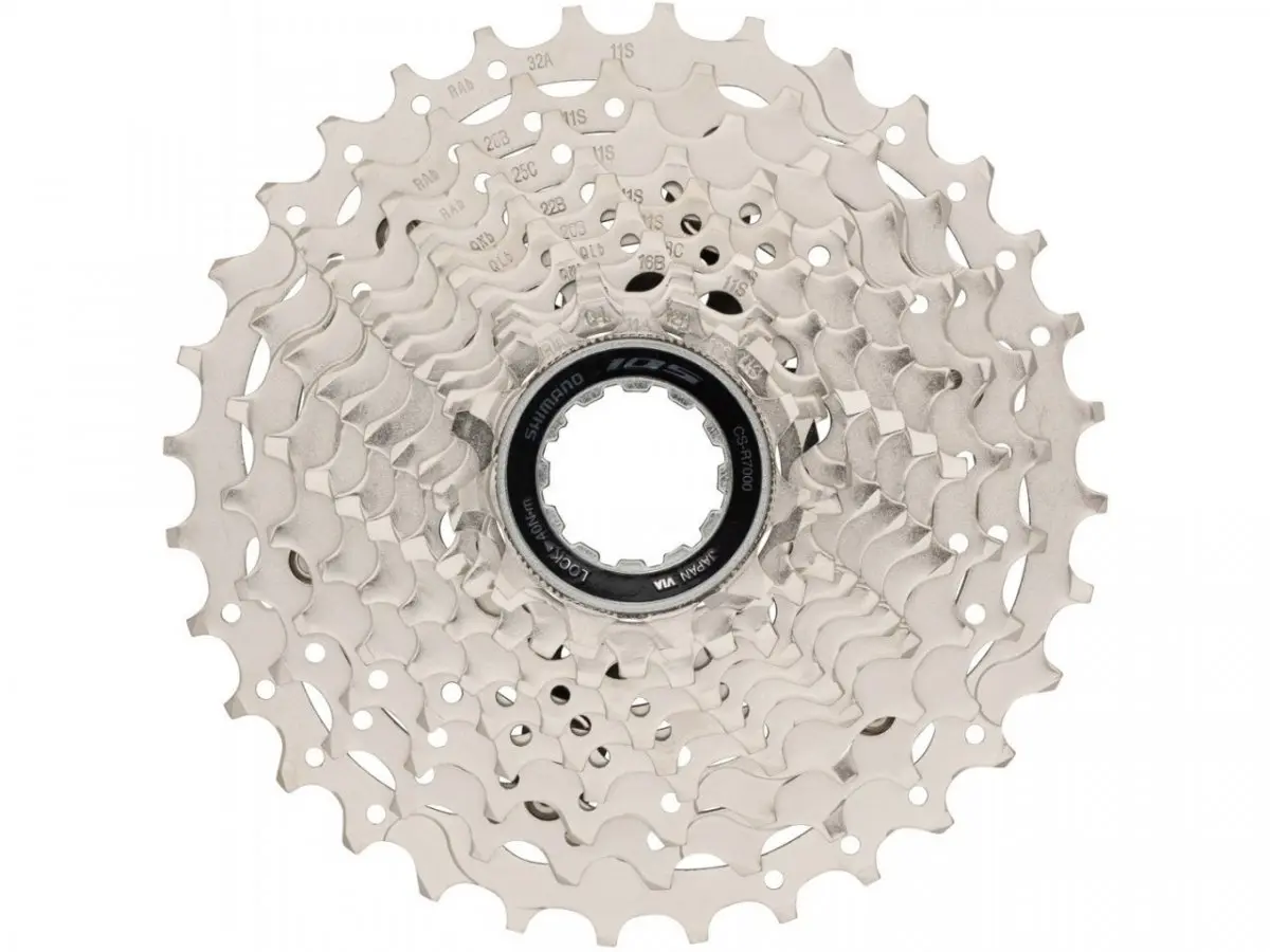 Кассета Shimano CS-R7000, 11ск (11-28, без упаковки, серебристый) 1