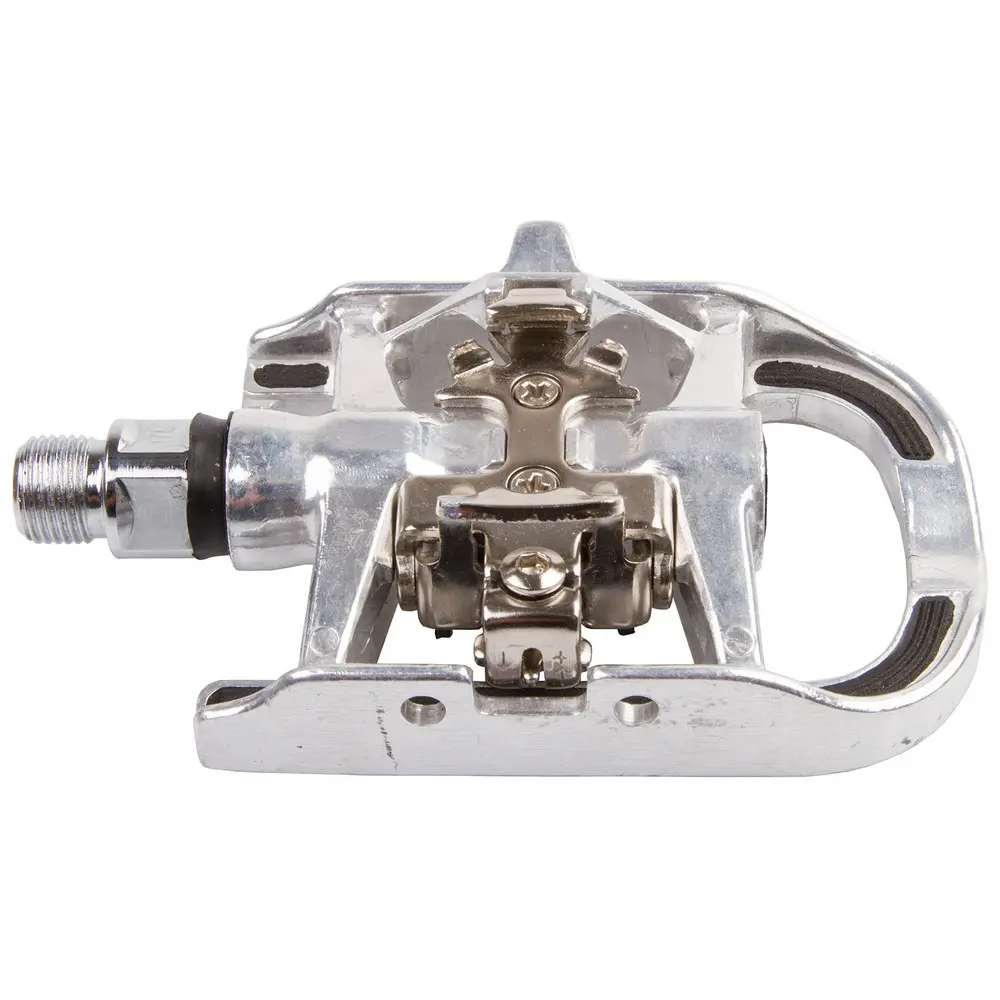 Педали алюминиевые M-Wave DRAG-T2 Сr-Mo ось SHIMANO SPD-совместимые n/a silver 1