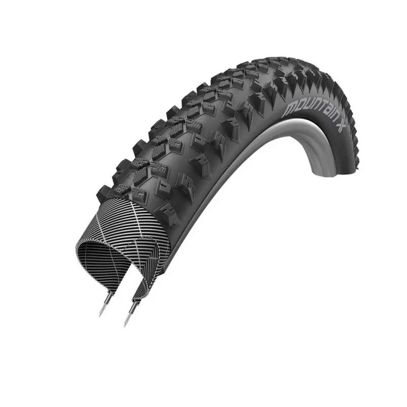 Велосипедная покрышка XLC, MOUNTAINX, 54-622, Black-Reflex 1