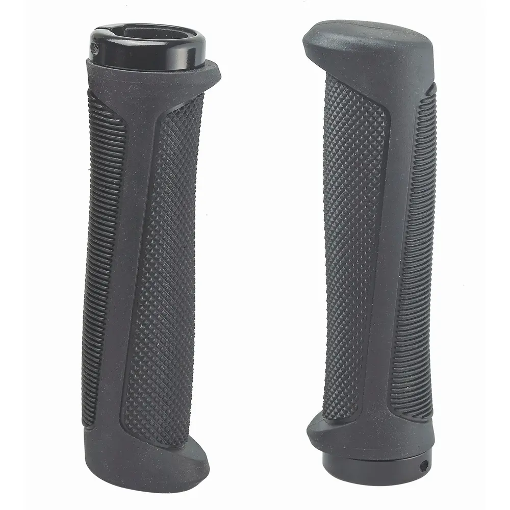 Грипсы эргономичные Ventura H318 OneSideLock 138mm black 1