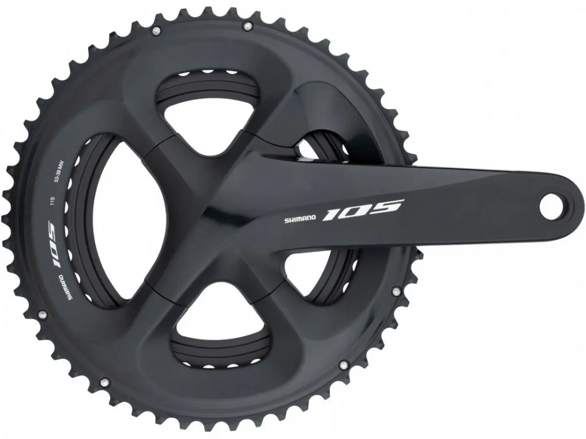 Система шатунов Shimano, 105, R7000, 175мм, ин.вал, 52/36T без каретки, без уп. 1