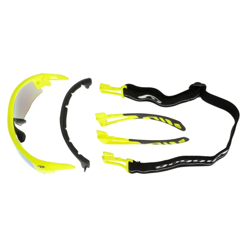 Очки-маска Goggle T672-3 (Линза: polychromatic white/blue) n/a matt neon yellow/gray 2