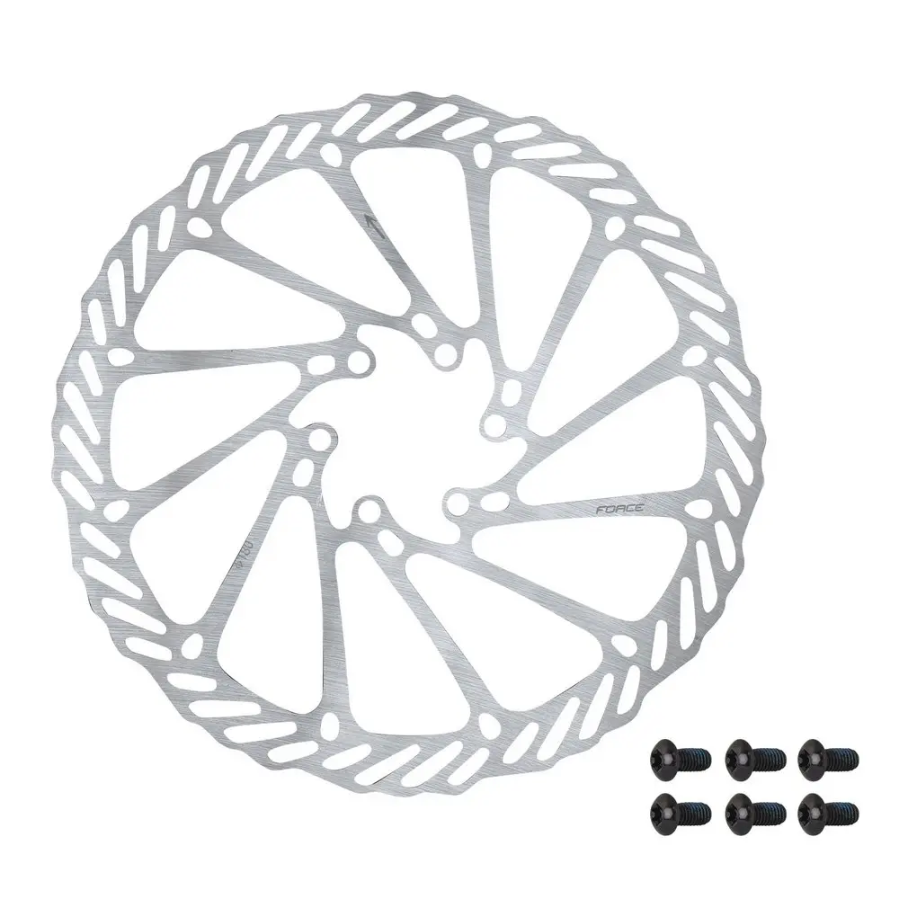 Тормозной диск (ротор) Force-2 180mm 6 болтов 180mm silver 1