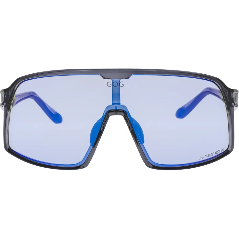 Очки GOG E500-3 Chromatic (Линза: reflex blue) n/a cristal grey/black 3