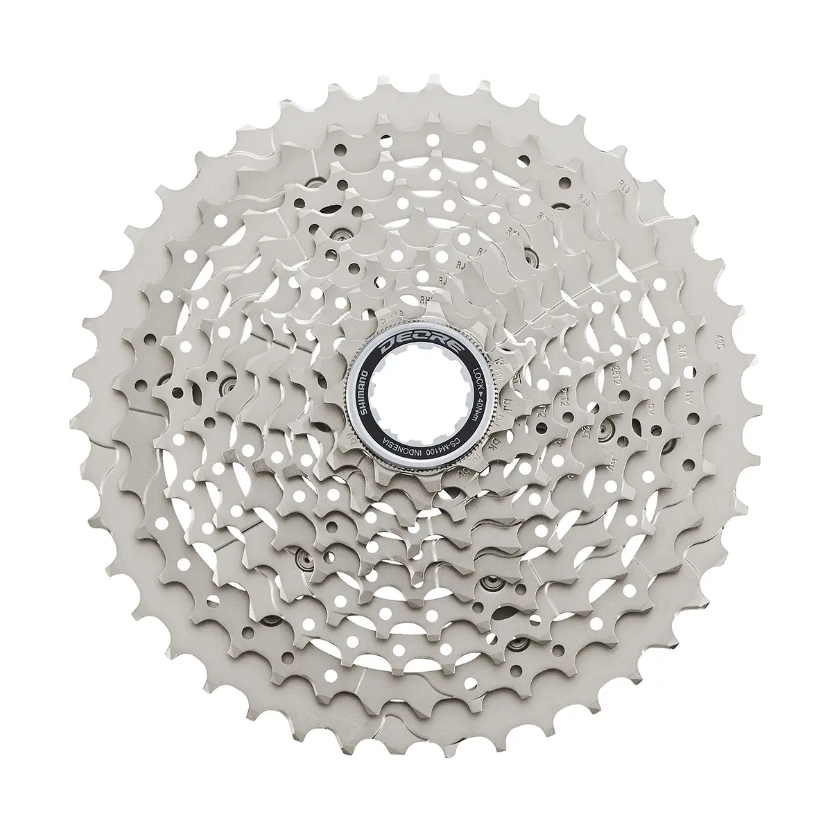 Кассета Shimano CS-M4100, 10ск (11-42, серебристый) 1