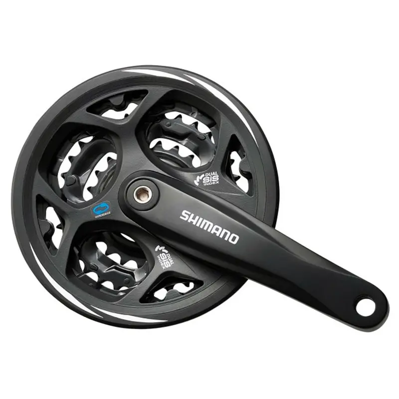 Система Shimano Altus, FC-M311, черн, 170мм, защ, Кв, 48/38/28TEFCM311C888CL 1